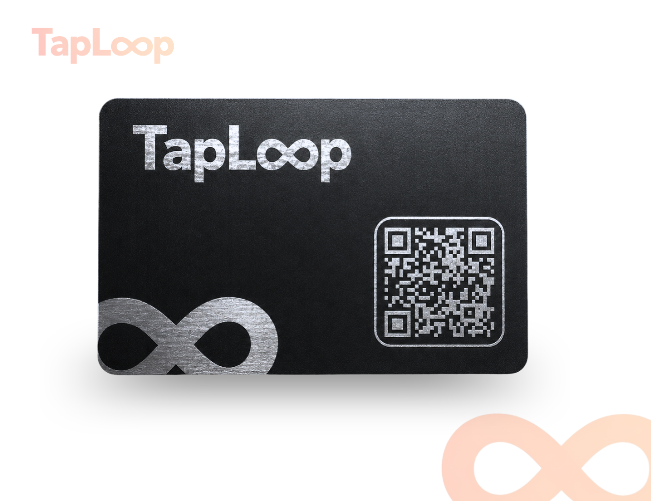 Miniatura de tarjeta NFC metálica TapLoop vista 2
