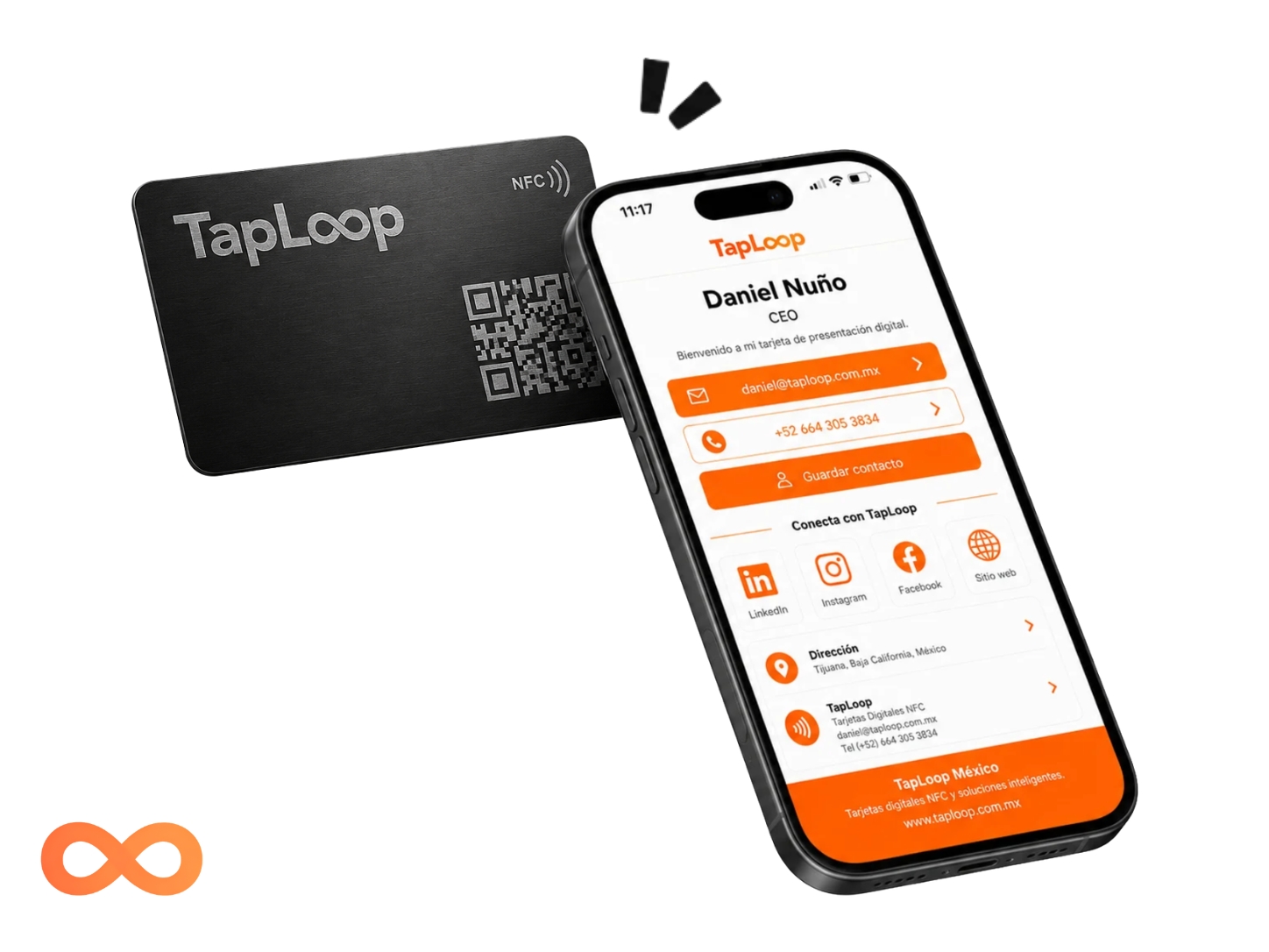 Tarjeta Metálica NFC TapLoop