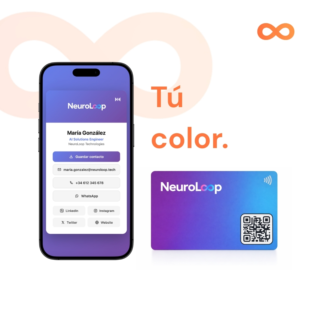 Vista 6 de tarjeta NFC PVC